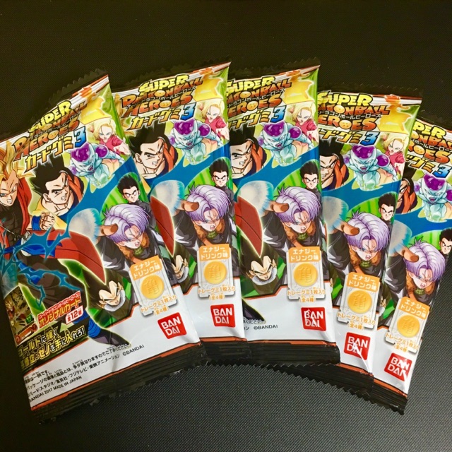 スーパードラゴンボールヒーローズカードグミ３