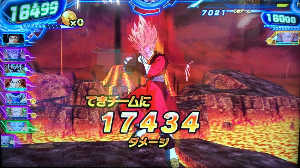 仮面のサイヤ人の攻撃