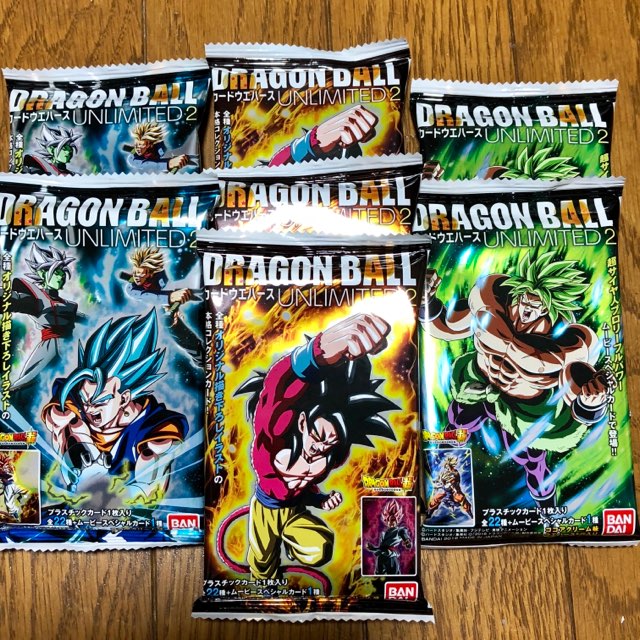 ドラゴンボールカードウエハース UNLIMITED2を開封するゼ！ | DBH日和 