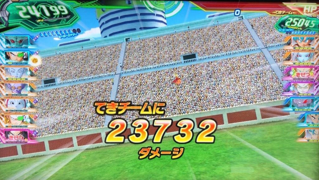 ラディッツのウィークエンドのダメージ値