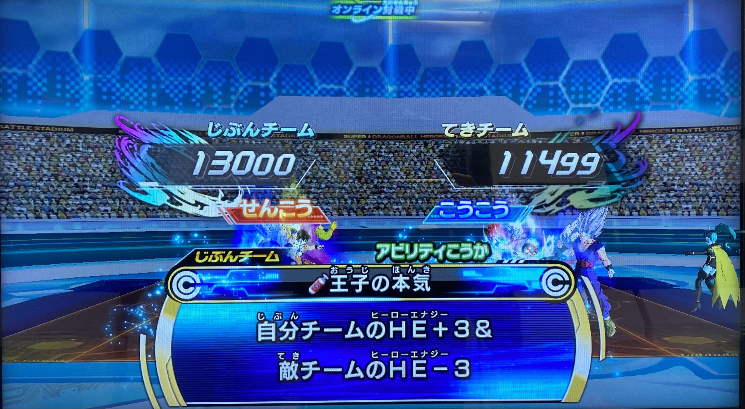 王子の本気の効果