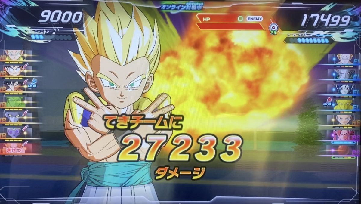 HRタイプの与えたダメージ