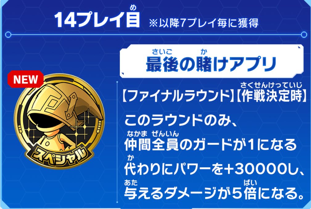 最後の賭けアプリの効果