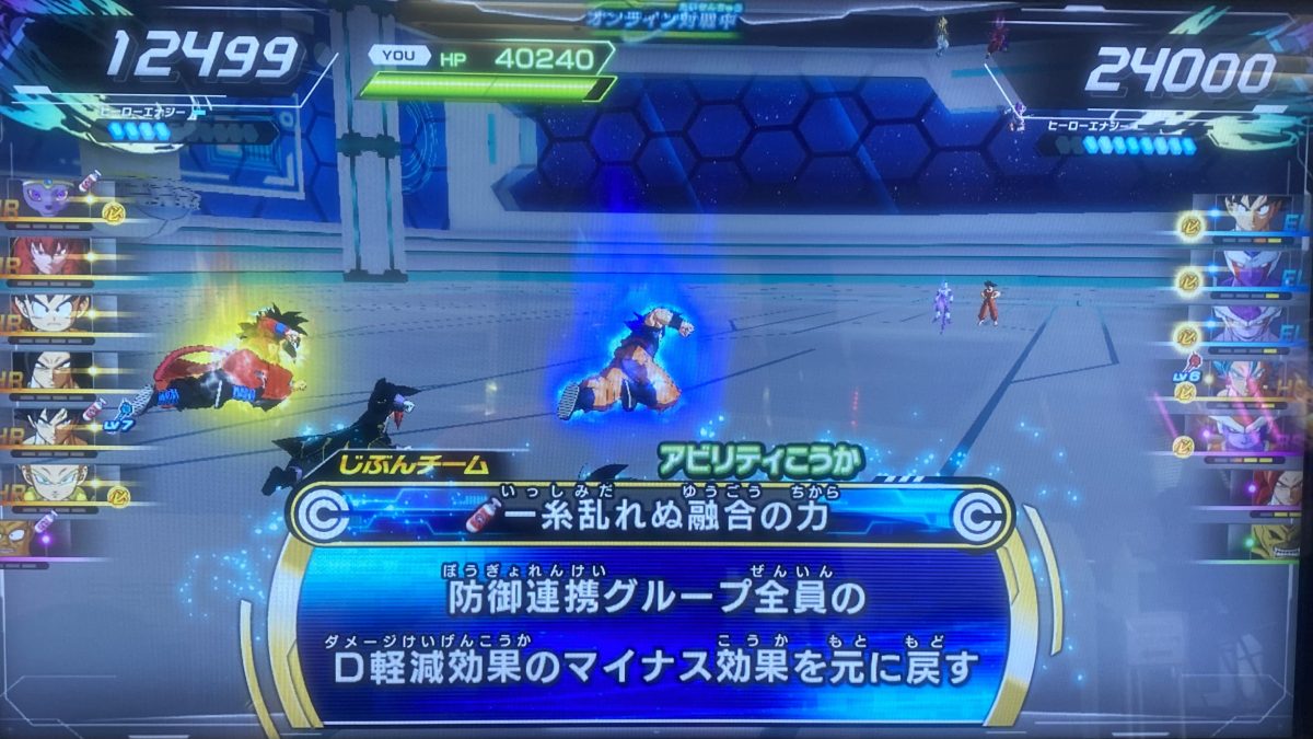 一糸乱れぬ融合の力