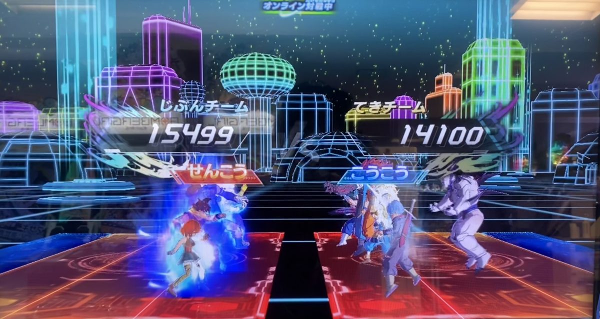 3ラウンド目の戦闘力バトル終了時