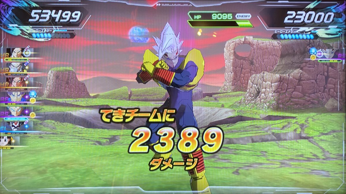 孫悟空：GTが敵に与えたダメージ