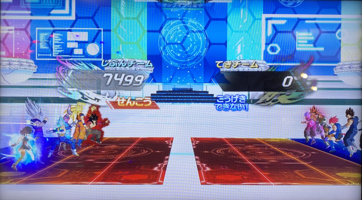 2ラウンド目の戦闘力バトル終了時