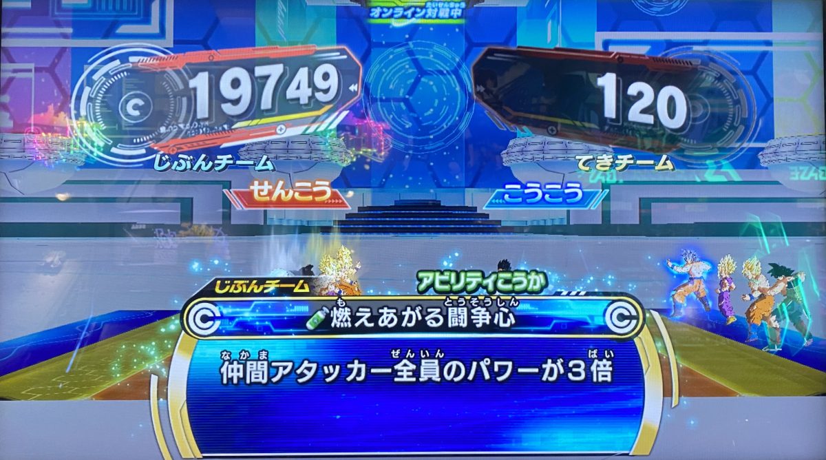 燃えあがる闘争心の効果
