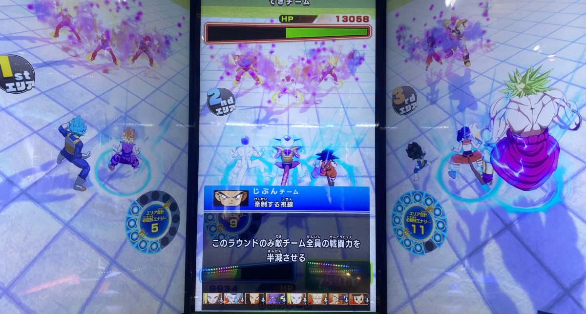 牽制する視線の効果