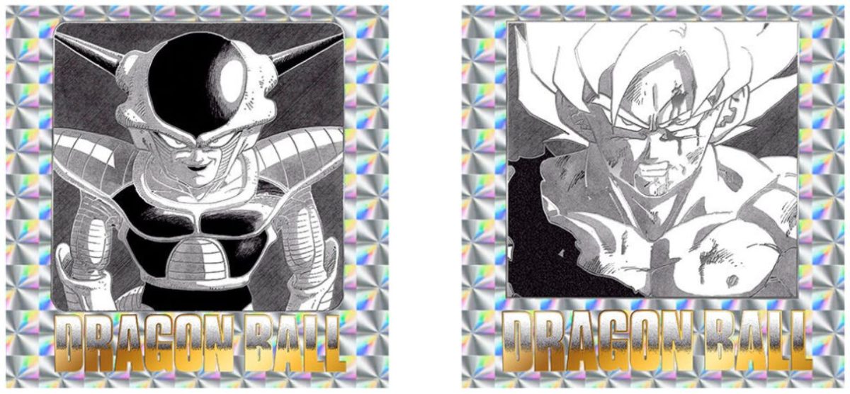ドラゴンボール40周年記念 オリジナルイラストレーション シールウエハースのシール