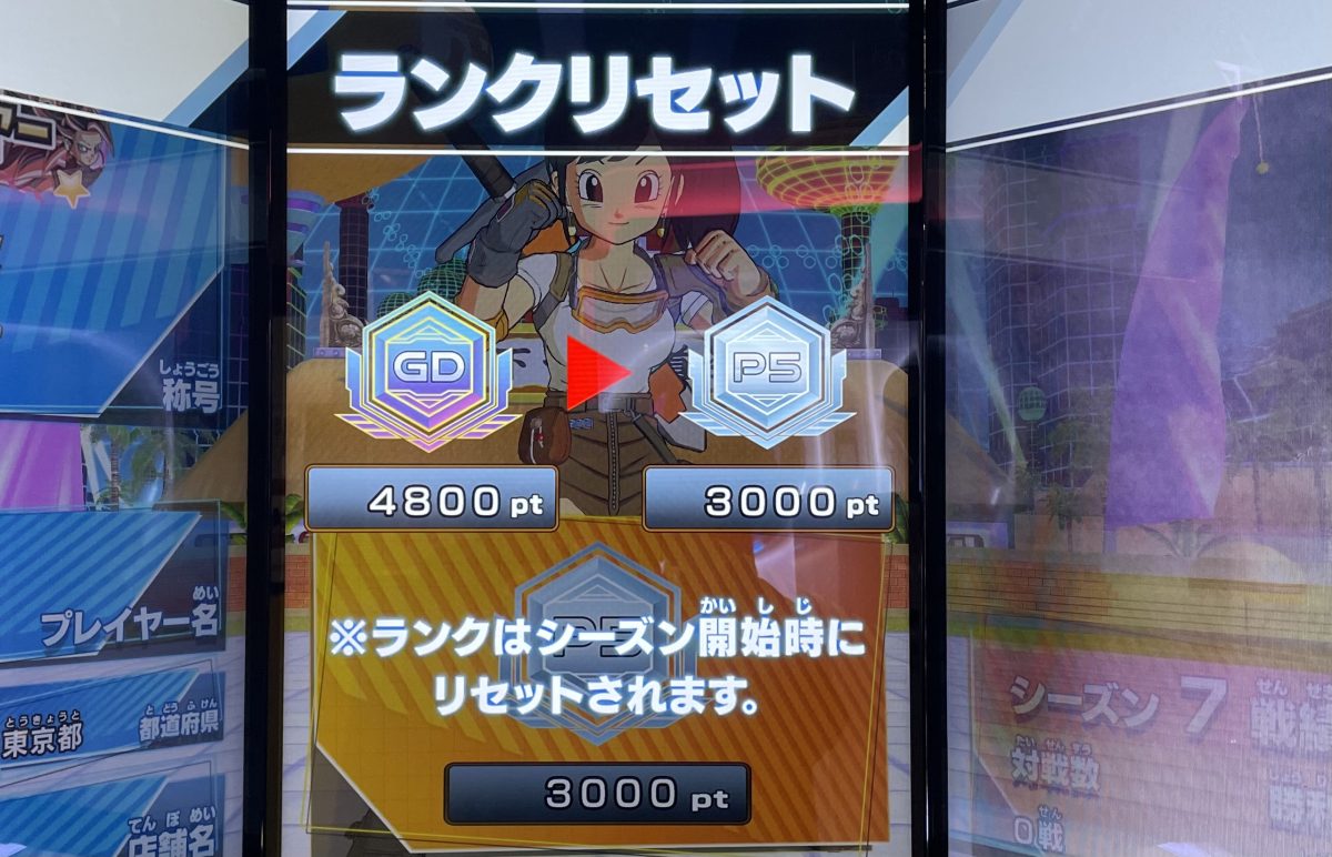 SDV7弾での初期ポイント