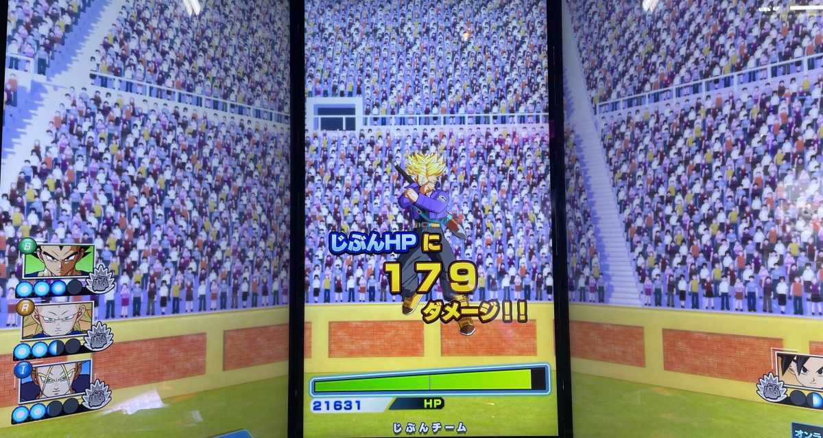 1ラウンド目に受けたダメージ