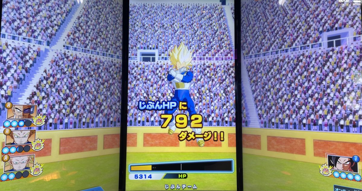 2ラウンド目に受けたダメージ