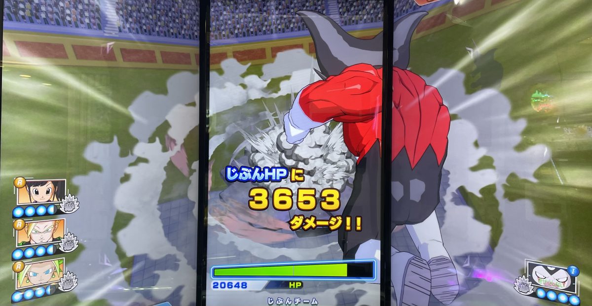 1ラウンド目に受けたダメージ