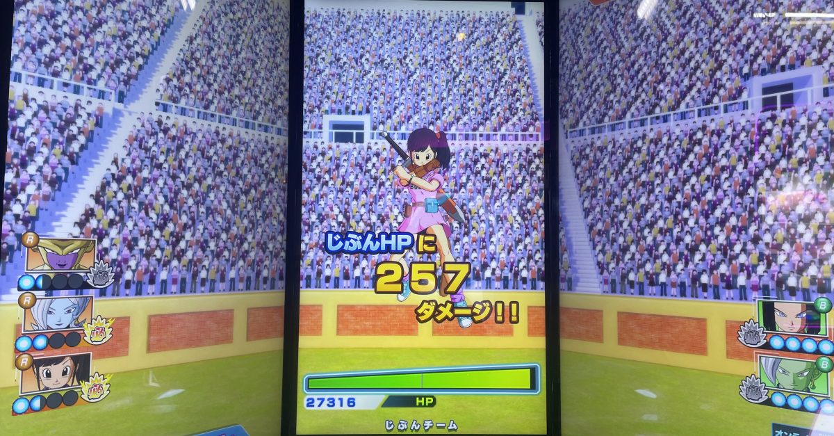 1ラウンド目に受けたダメージ